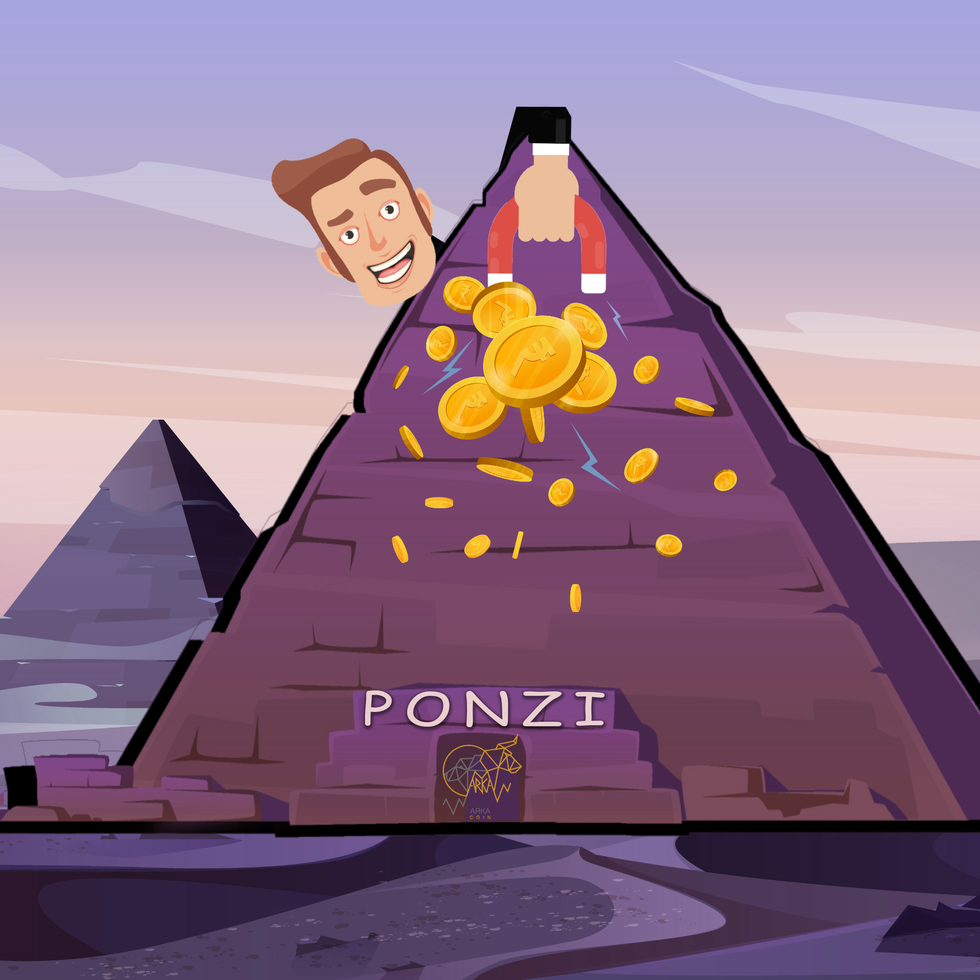 طرح پانزی چیست  5 نشانه اصلی Ponzi Scheme