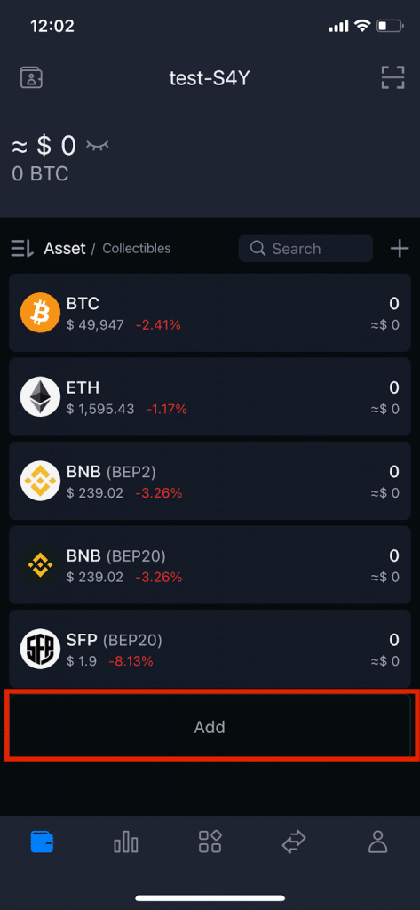 کیف پول سیف پال چیست؟ آموزش استفاده از Safepal صقحه دارایی ها در SafePal