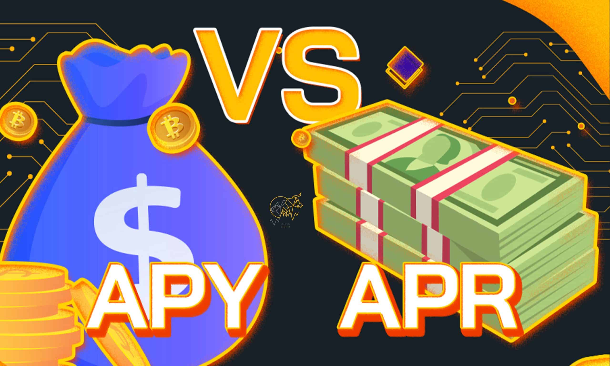 3 تفاوت کلیدی APY و APR⚡راهنمای کامل محاسبه هرکدام