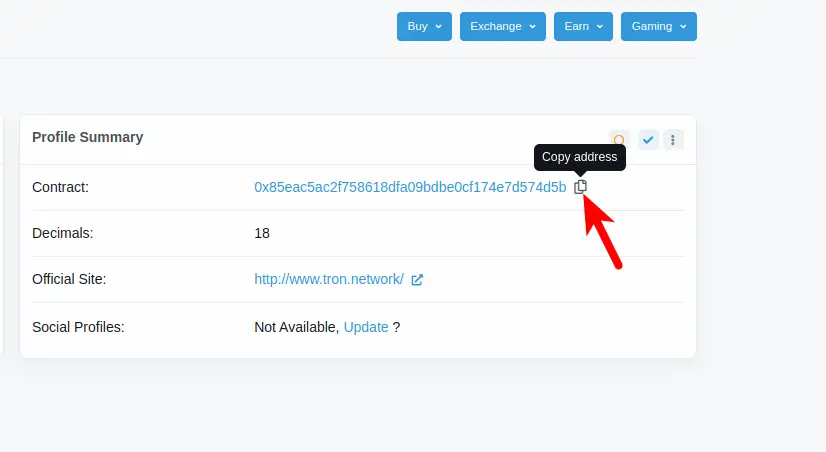 آموزش افزودن شبکه ترون در متامسک🦊 بررسی 2 مورد از ساده ترین روش ها بدست آوردن آدرس دقیق قرارداد