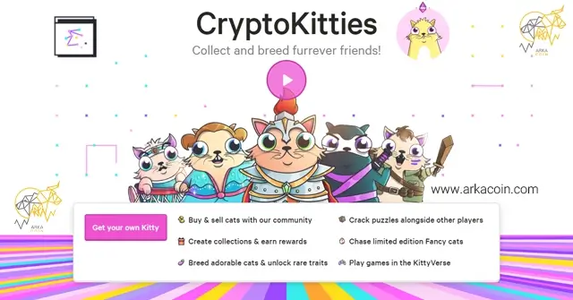 بازی کریپتوکیتیز (Crypto Kitties)