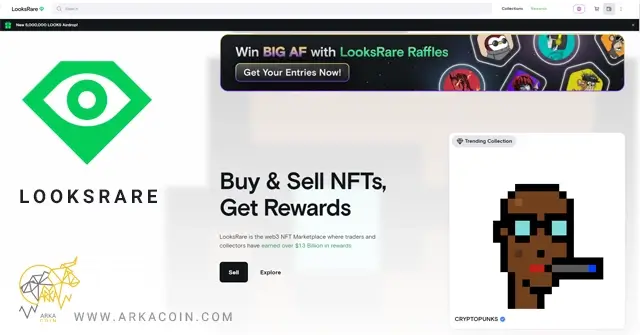 پلتفرم looksrare سایت looksrare چه رویکردی دارد؟