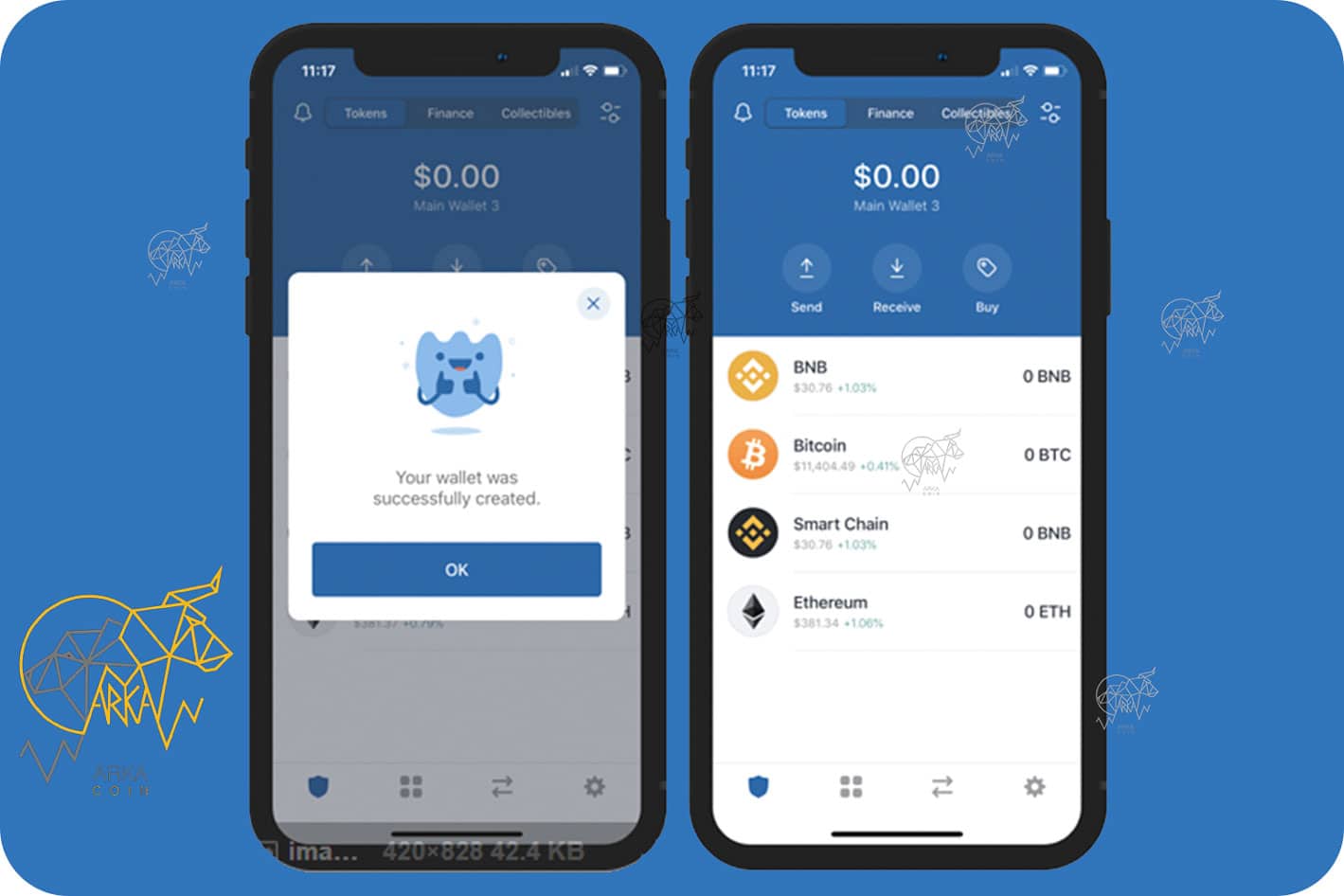 آموزش تصویری تبدیل تتر به ترون در تراست والت تبدیل تتر به ترون در تراست والت