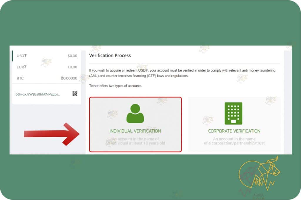 آموزش تصویری ساخت کیف پول تتر Tether آموزش تصویری ساخت کیف پول تتر Tether