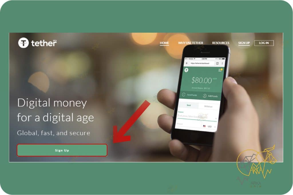 آموزش تصویری ساخت کیف پول تتر Tether کیف پول تتر