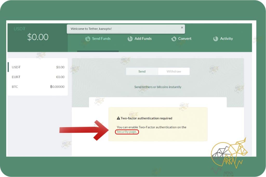 آموزش تصویری ساخت کیف پول تتر Tether آموزش تصویری ساخت کیف پول تتر Tether