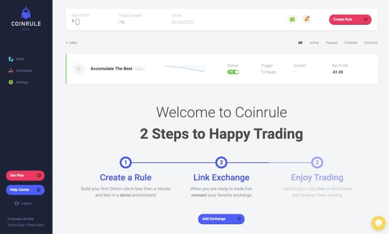 بات کوین رول Coinrule چیست؟ و چگونه کار می کند؟ کوین رول (Coinrule) چیست