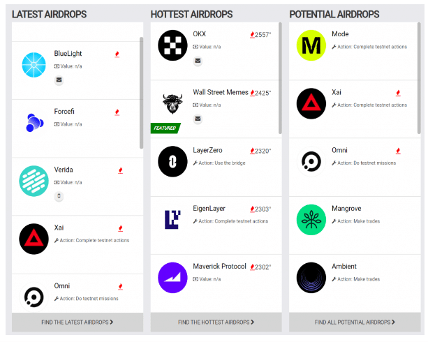 ایردراپ چیست؟ آموزش پیدا کردن ایردراپهای کریپتویی Freeairdrop.io