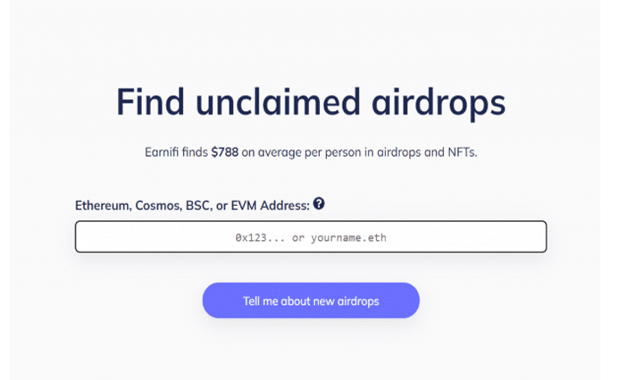 ایردراپ چیست؟ آموزش پیدا کردن ایردراپهای کریپتویی Earni.fi