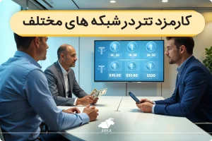کارمزد انتقال تتر در شبکه های مختلف | هزینه انتقال USDT