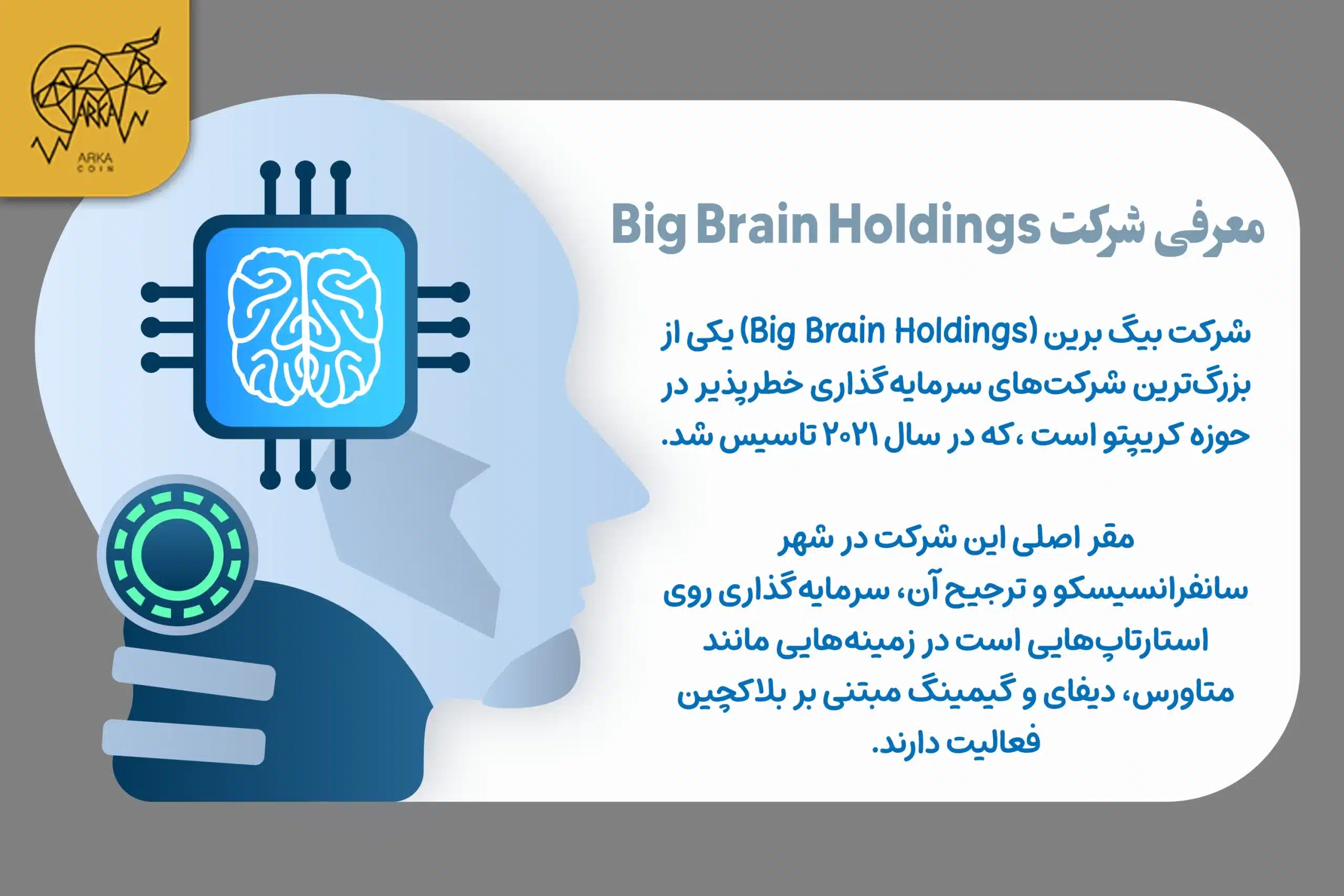 معرفی شرکت بیگ برین (Big Brain) ، بررسی شرکت سرمایه گذاری Big Brain سرمایهگذاریهای هلدینگهای بیگ برین