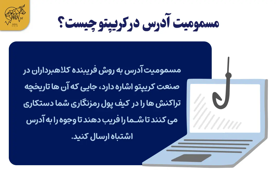 حملات مسمومیت آدرس در کریپتو چیست و چگونه از آن ها اجتناب کنیم؟ مسمومیت آدرس در کریپتو چیست