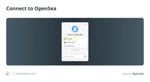 نحوه انتقال NFT ها از OpenSea به متامسک مرحله 2: وارد OpenSea شوید