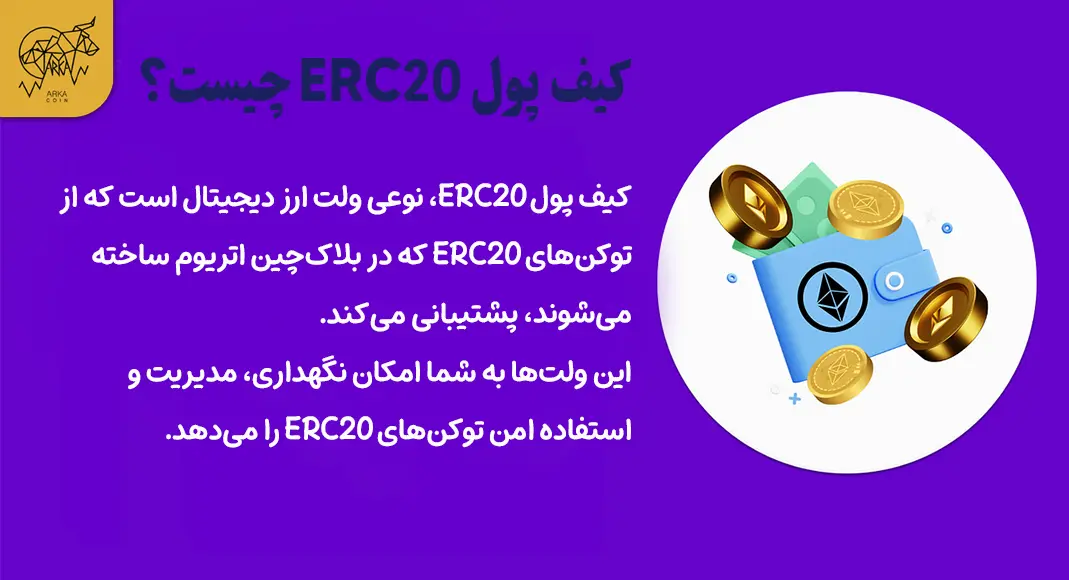 معرفی بهترین کیف پول ERC20 در سال 2024 کیف پول ERC20 چیست؟