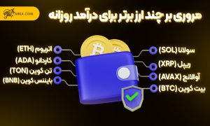 معرفی و بررسی 10 ارز برتر برای درآمد روزانه از سرمایه گذاری در ارز دیجیتال مروری بر چند ارز دیجیتال برای درآمد روزانه