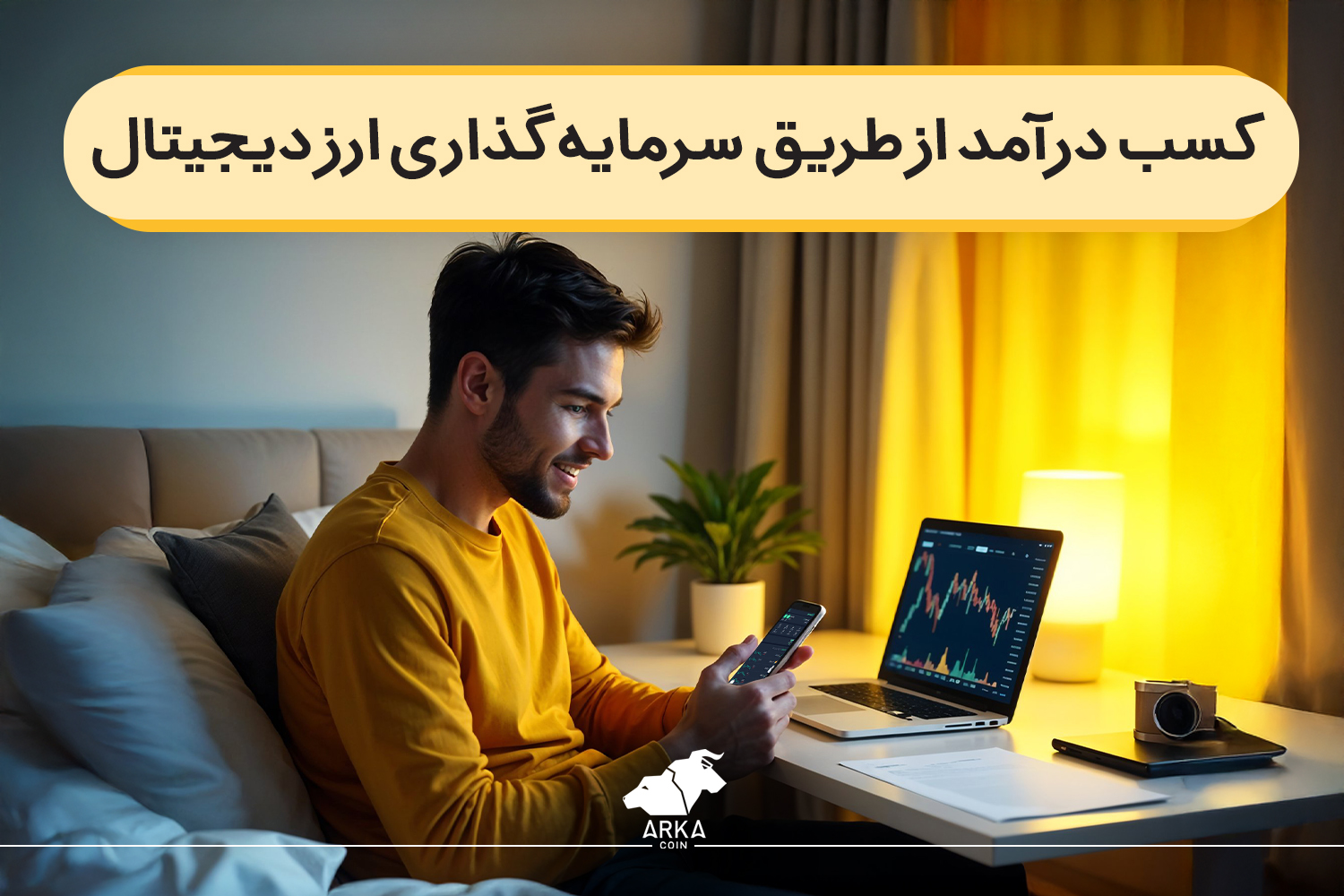 کسب درآمد از طریق سرمایه گذاری در ارز دیجیتال