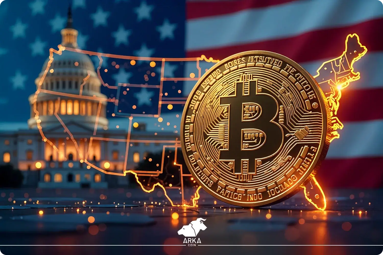 بررسی ۱۰ کشور برتر با بیشترین ذخایر ارز دیجیتال در جهان ایالات متحده آمریکا؛ پیشگام نوآوری های مالی!