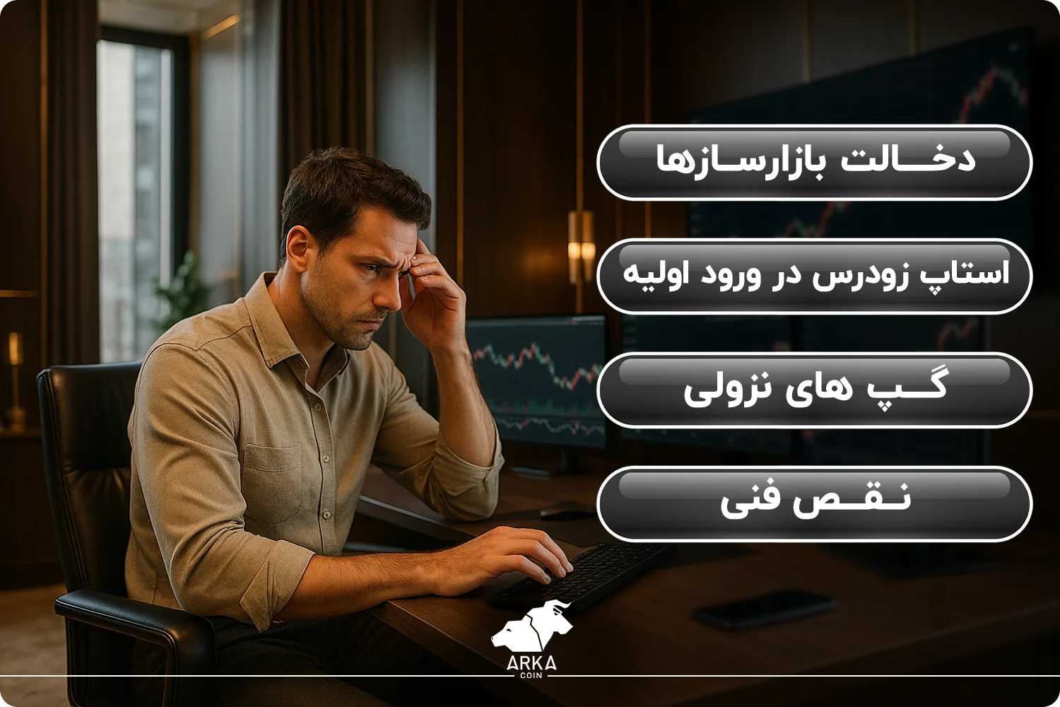 آموزش جامع استاپ لاس و تریلینگ استاپ ریسک های مربوط به استفاده ترکیبی از تریلینگ استاپ و استاپ لاس