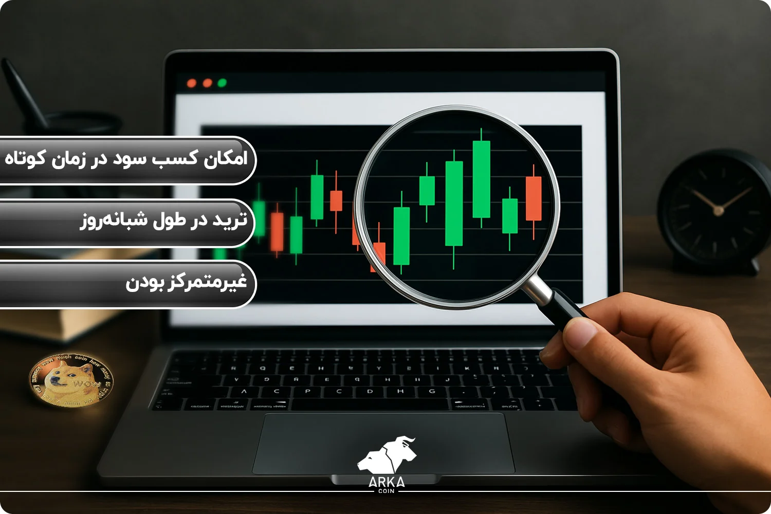 تفاوت ترید و سرمایه گذاری در ارز دیجیتال | کدام بهتر است؟ مزایای ترید ارزهای دیجیتال