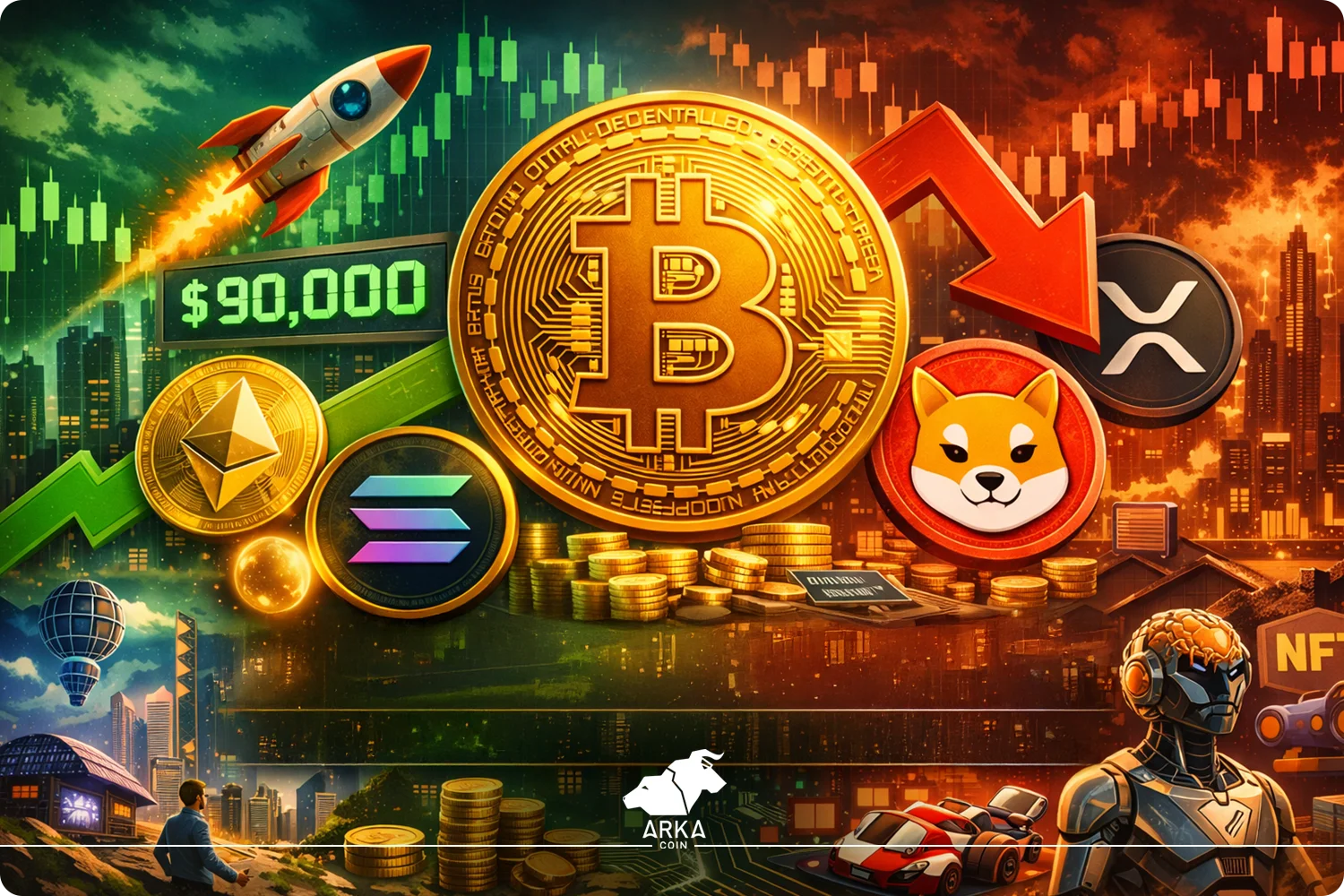 بازار گاوي کريپتو در 2025 و پيش بيني قيمت بيت کوين نقش احساسات بازار و آلت کوين ها در سال 2025