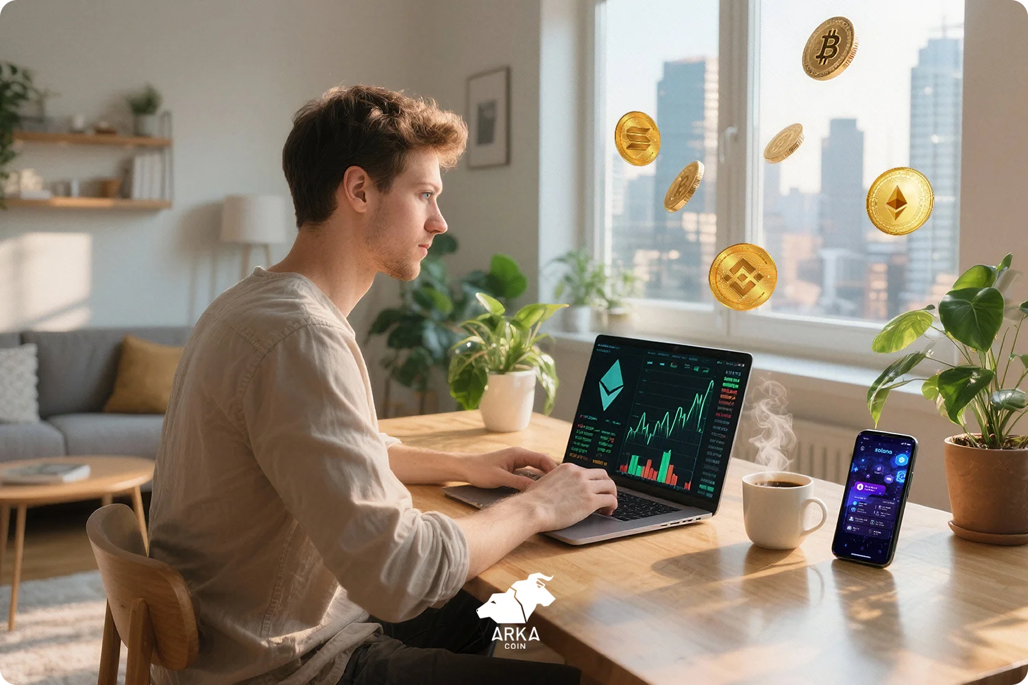 سرمایه گذاری ارز دیجیتال با آرکاکوین | سرمایه گذاری رایگان 10 روش کسب درآمد ارز دیجیتال در خانه