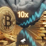ارزش بیت کوین (BTC) در برابر طلا و چشم‌ انداز رشد آینده
