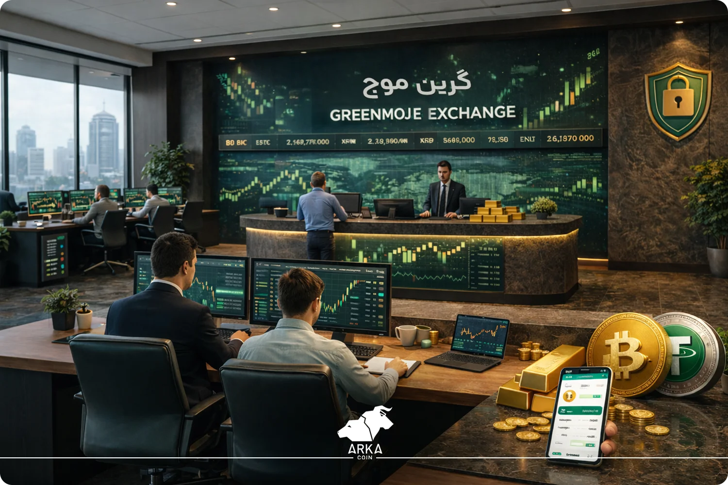 معرفی بهترین صرافی های ایرانی ارز دیجیتال در سال ۱۴۰۴ صرافی گرین موج