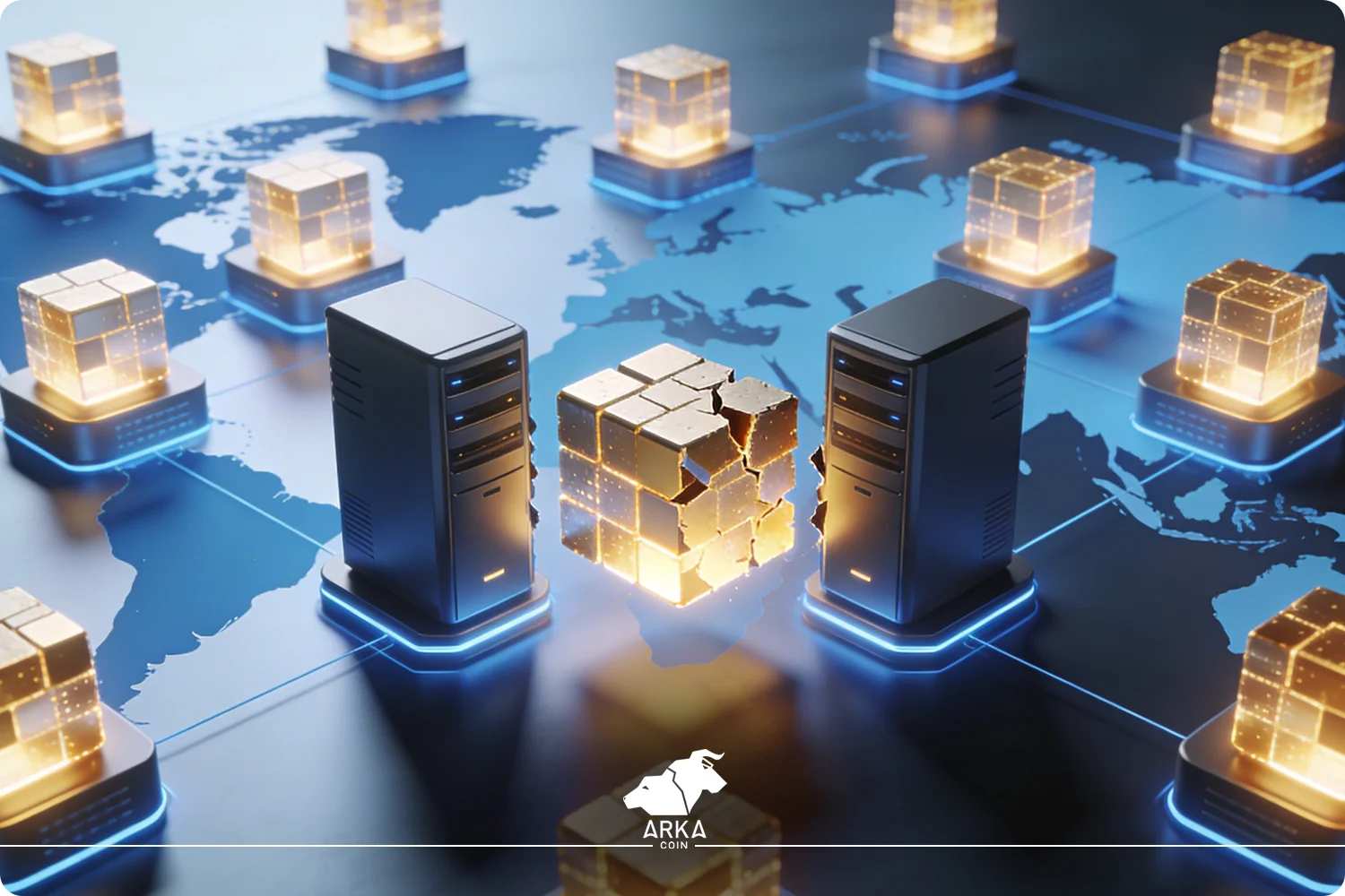 بلاک چین چیست؟ نحوه کار، امنیت و کاربردها غیرمتمرکز بودن بلاک چین